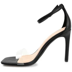 Journee Collection Womens Lorelei Tru Comfort Foam Open Toe High Stiletto Pumps