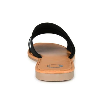 Journee Collection Womens Ivante Tru Comfort Foam Slide Flat Sandals 4 Journee Collection Womens Ivante Tru Comfort Foam Slide Flat Sandals - Image 2