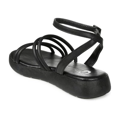 Journee Collection Womens Palomma Tru Comfort Foam Ankle Strap Flat Sandals 8 Journee Collection Womens Palomma Tru Comfort Foam Ankle Strap Flat Sandals - Image 6