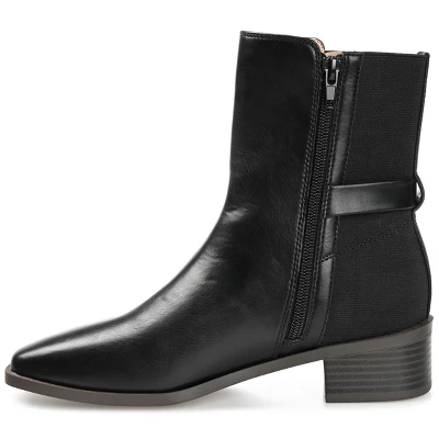 Journee Collection Womens Aubrie Tru Comfort Foam Inside Zip Stacked Heel Booties 3 Journee Collection Womens Aubrie Tru Comfort Foam Inside Zip Stacked Heel Booties