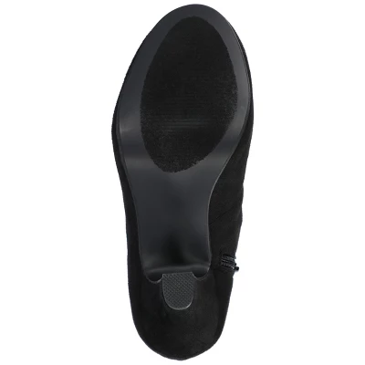 Journee Collection Womens Piper Inside Zip Block Heel Booties 6 Journee Collection Womens Piper Inside Zip Block Heel Booties - Image 4