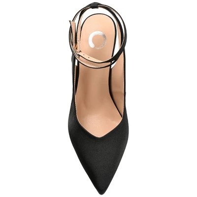 Journee Collection Womens Marcella Buckle Mid Stiletto Pointed Toe Pumps 5 Journee Collection Womens Marcella Buckle Mid Stiletto Pointed Toe Pumps - Image 3