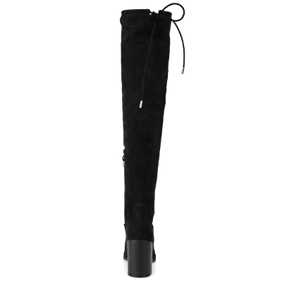 Journee Collection Womens Paras Tru Comfort Foam Stacked Heel Over The Knee Boots 3 Journee Collection Womens Paras Tru Comfort Foam Stacked Heel Over The Knee Boots - Image 2
