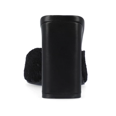 Journee Collection Womens Daivia Covered Block Heel Slip On Sandals 4 Journee Collection Womens Daivia Covered Block Heel Slip On Sandals - Image 2