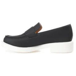 Journee Collection Womens Saydee Loafer Round Toe Slip On Flats