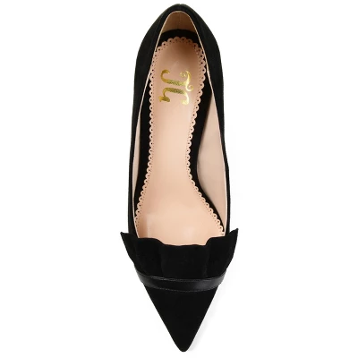 Journee Collection Womens Marek Pointed Toe Mid Heel Pumps 5 Journee Collection Womens Marek Pointed Toe Mid Heel Pumps - Image 3