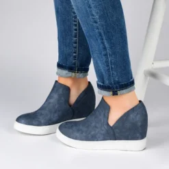 Journee Collection Womens Cardi Round Toe Slip On Wedge Sneakers 22 Journee Collection Womens Cardi Round Toe Slip On Wedge Sneakers -Journee Collection GUEST 386e160f 87fc 4dec 8522 70807e50ea50