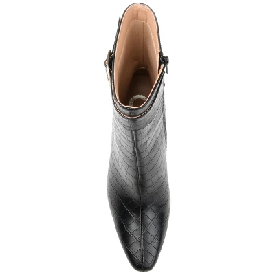 Journee Collection Womens Elanie Tru Comfort Foam Inside Zip Block Heel Booties 5 Journee Collection Womens Elanie Tru Comfort Foam Inside Zip Block Heel Booties - Image 3