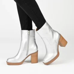 Journee Collection Womens Brittany Tru Comfort Foam Inside Zip Platform Booties -Journee Collection GUEST 390406af aa71 4846 bf14 285f5cb5af28