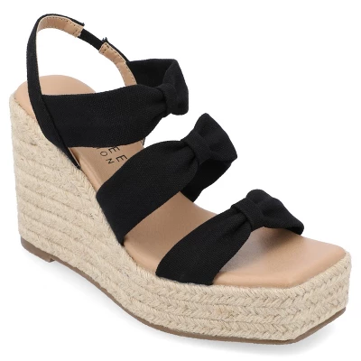 Journee Collection Womens Santorynn Tru Comfort Foam Sling Back Espadrille Platform Wedge Sandals 11 Journee Collection Womens Santorynn Tru Comfort Foam Sling Back Espadrille Platform Wedge Sandals - Image 9