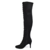 Journee Collection Womens Trill Round Toe Over The Knee Boots