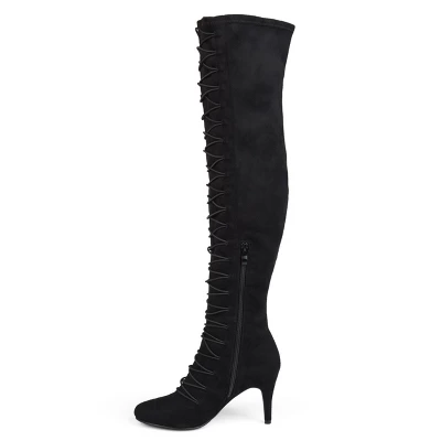 Journee Collection Womens Trill Round Toe Over The Knee Boots 3 Journee Collection Womens Trill Round Toe Over The Knee Boots