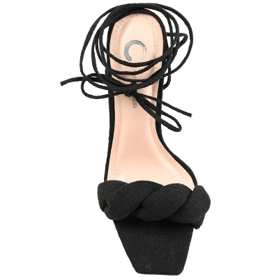 Journee Collection Womens Edelie Tru Comfort Foam Open Toe High Stiletto Pumps Black 10 5 Journee Collection Womens Edelie Tru Comfort Foam Open Toe High Stiletto Pumps Black 10 - Image 3