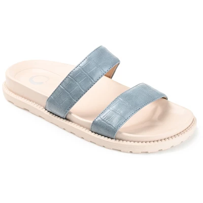 Journee Collection Womens Stellina Slide Flat Sandals 12 Journee Collection Womens Stellina Slide Flat Sandals - Image 10