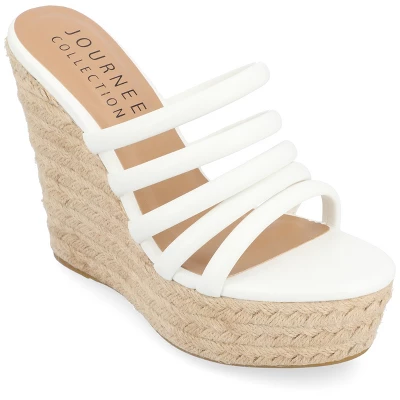 Journee Collection Womens Cynthie Tru Comfort Foam Slip On Espadrille Wedge Sandals 15 Journee Collection Womens Cynthie Tru Comfort Foam Slip On Espadrille Wedge Sandals - Image 13