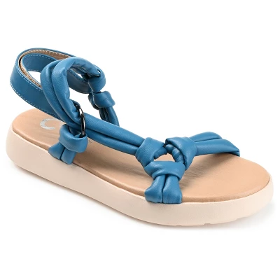 Journee Collection Womens Marri Tru Comfort Foam Multi Strap Flat Sandals 12 Journee Collection Womens Marri Tru Comfort Foam Multi Strap Flat Sandals - Image 10