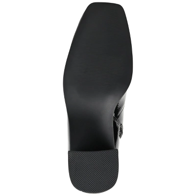 Journee Collection Womens Covva Tru Comfort Foam Inside Zip Stacked Heel Booties 6 Journee Collection Womens Covva Tru Comfort Foam Inside Zip Stacked Heel Booties - Image 4