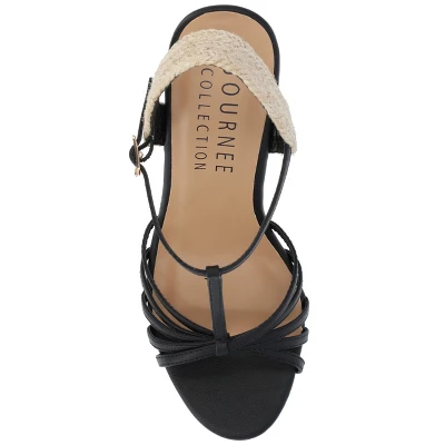 Journee Collection Womens Yara Tru Comfort Foam Buckle Espadrille Wedge Sandals 5 Journee Collection Womens Yara Tru Comfort Foam Buckle Espadrille Wedge Sandals - Image 3