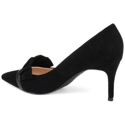 Journee Collection Womens Marek Pointed Toe Mid Heel Pumps 8 Journee Collection Womens Marek Pointed Toe Mid Heel Pumps - Image 6