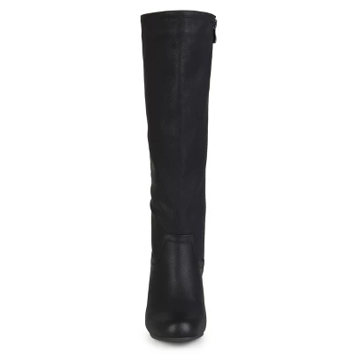 Journee Collection Womens Langly Wedge Knee High Boots 7 Journee Collection Womens Langly Wedge Knee High Boots - Image 5