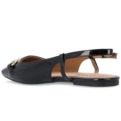 Journee Collection Womens Ceecy Tru Comfort Foam Sling Back Buckle Square Toe Flats 8 Journee Collection Womens Ceecy Tru Comfort Foam Sling Back Buckle Square Toe Flats - Image 6