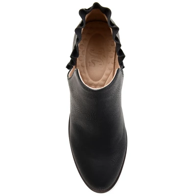 Journee Collection Womens Lennie Tru Comfort Foam Slip On Stacked Heel Booties 5 Journee Collection Womens Lennie Tru Comfort Foam Slip On Stacked Heel Booties - Image 3