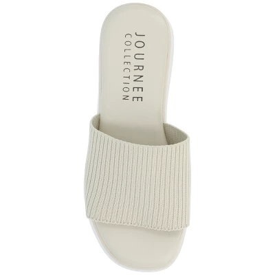 Journee Collection Womens Emani Tru Comfort Foam Platform Slip On Sandal 5 Journee Collection Womens Emani Tru Comfort Foam Platform Slip On Sandal - Image 3