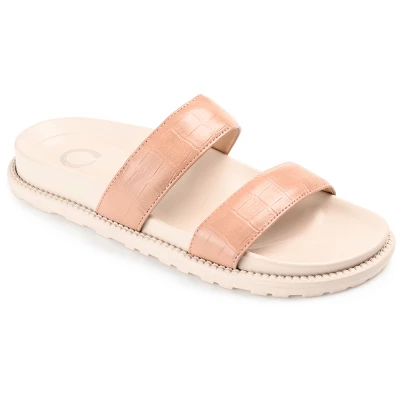 Journee Collection Womens Stellina Slide Flat Sandals 16 Journee Collection Womens Stellina Slide Flat Sandals - Image 14