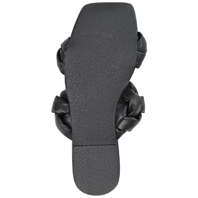 Journee Collection Womens Arietta Slide Low Block Heel Sandals 6 Journee Collection Womens Arietta Slide Low Block Heel Sandals - Image 4