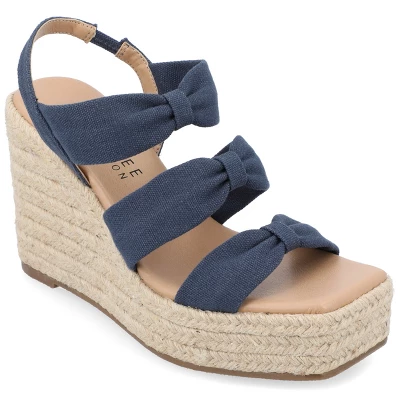 Journee Collection Womens Santorynn Tru Comfort Foam Sling Back Espadrille Platform Wedge Sandals 12 Journee Collection Womens Santorynn Tru Comfort Foam Sling Back Espadrille Platform Wedge Sandals - Image 10