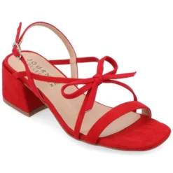 Journee Collection Womens Amity Sling Back Multi Strap Block Heel Sandals -Journee Collection GUEST 4132d41e 8560 491a 8478 96c05c2db2cc