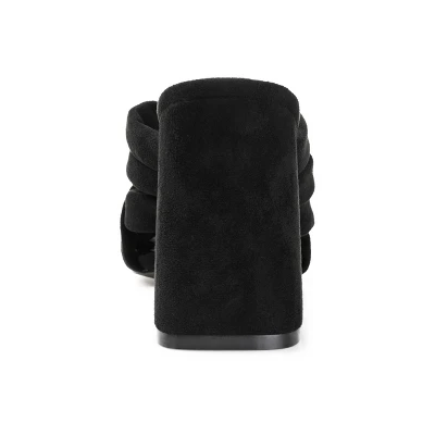 Journee Collection Womens Dorisa Open Square Toe Block Heel Sandals 4 Journee Collection Womens Dorisa Open Square Toe Block Heel Sandals - Image 2