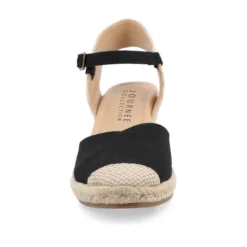 Journee Collection Womens Ashlyn Tru Comfort Foam Wedge Heel Espadrille Sandals -Journee Collection GUEST 436db2a7 2949 4b45 9cde b5e433d82396