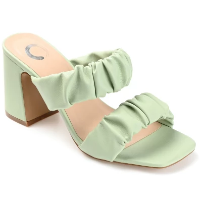 Journee Collection Womens Zoee Open Square Toe Block Heel Sandals 12 Journee Collection Womens Zoee Open Square Toe Block Heel Sandals - Image 10