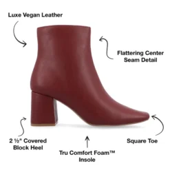 Journee Collection Womens Haylinn Tru Comfort Foam Inside Zip Block Heel Booties 24 Journee Collection Womens Haylinn Tru Comfort Foam Inside Zip Block Heel Booties -Journee Collection GUEST 439127c3 9847 488a 8c93 1e0446c7d768