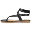 Journee Collection Womens Tangie Tru Comfort Foam Multi Strap Flat Sandals