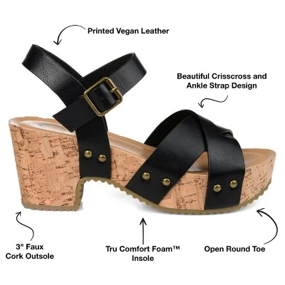 Journee Collection Womens Valentina Tru Comfort Foam Ankle Strap Platform Sandals 9 Journee Collection Womens Valentina Tru Comfort Foam Ankle Strap Platform Sandals - Image 7