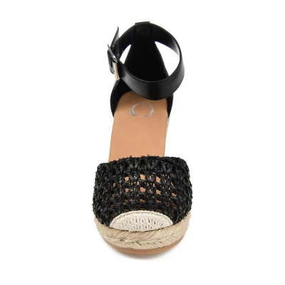 Journee Collection Womens Sierra Wedge Heel Espadrille Sandals 7 Journee Collection Womens Sierra Wedge Heel Espadrille Sandals - Image 5