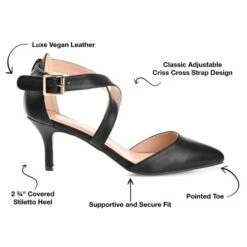 Journee Collection Womens Riva Pointed Toe Mid Heel Pumps 23 Journee Collection Womens Riva Pointed Toe Mid Heel Pumps -Journee Collection GUEST 4649c783 5a50 44fd 9c71 b09da96e86c8