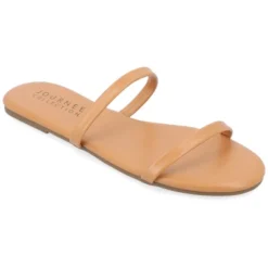 Journee Collection Womens Adyrae Tru Comfort Foam Slide Flat Sandals -Journee Collection GUEST 46a7635b 307a 4ec4 af05 0dbbae695062