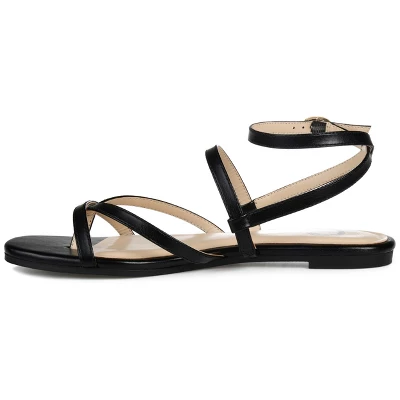 Journee Collection Womens Serissa Multi Strap Flat Sandals 3 Journee Collection Womens Serissa Multi Strap Flat Sandals