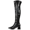 Journee Collection Womens Melika Tru Comfort Foam Block Heel Over The Knee Boots