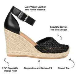 Journee Collection Womens Sierra Wedge Heel Espadrille Sandals 20 Journee Collection Womens Sierra Wedge Heel Espadrille Sandals -Journee Collection GUEST 47375b37 8864 413b bb22 d4fb1bcd4ef5