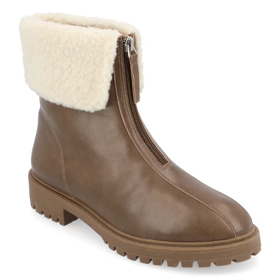 Journee Collection Womens Fynn Almond Toe Block Heel Ankle Booties 15 Journee Collection Womens Fynn Almond Toe Block Heel Ankle Booties - Image 13