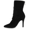 Journee Collection Womens Markie Back Heel Zip Stiletto Booties