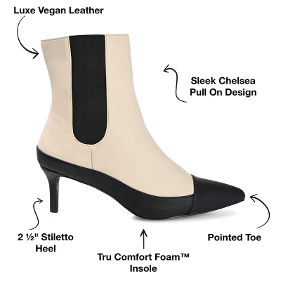 Journee Collection Womens Eleece Tru Comfort Foam Pull On Stiletto Booties 9 Journee Collection Womens Eleece Tru Comfort Foam Pull On Stiletto Booties - Image 7