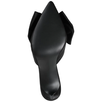 Journee Collection Womens Tiarra Mules Mid Stiletto Pointed Toe Pumps 6 Journee Collection Womens Tiarra Mules Mid Stiletto Pointed Toe Pumps - Image 4