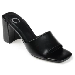 Journee Collection Womens Alisia Open Toe High Block Heel Pumps -Journee Collection GUEST 48e73b10 ab5b 464f 93c3 01439a5b85e8