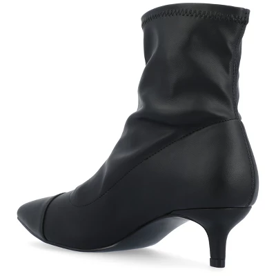 Journee Collection Womens Jadde Tru Comfort Foam Pull On Kitten Heel Bootie 8 Journee Collection Womens Jadde Tru Comfort Foam Pull On Kitten Heel Bootie - Image 6