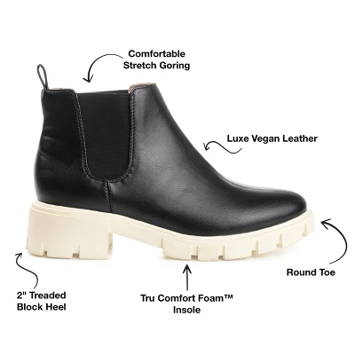 Journee Collection Womens Rorke Tru Comfort Foam Pull On Block Heel Booties 9 Journee Collection Womens Rorke Tru Comfort Foam Pull On Block Heel Booties - Image 7